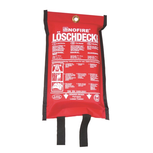 NOFIRE Löschdecke NO 120x120 POLY 1C im Polybag