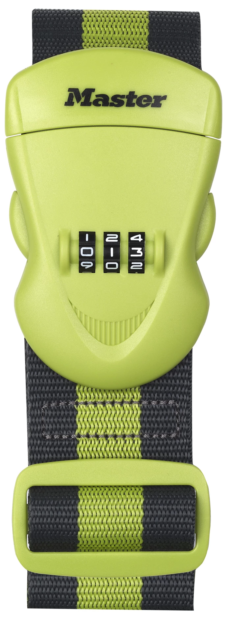MASTER LOCK Gepäckgurt mit Zahlenschloss,190x6,5x4,8 cm