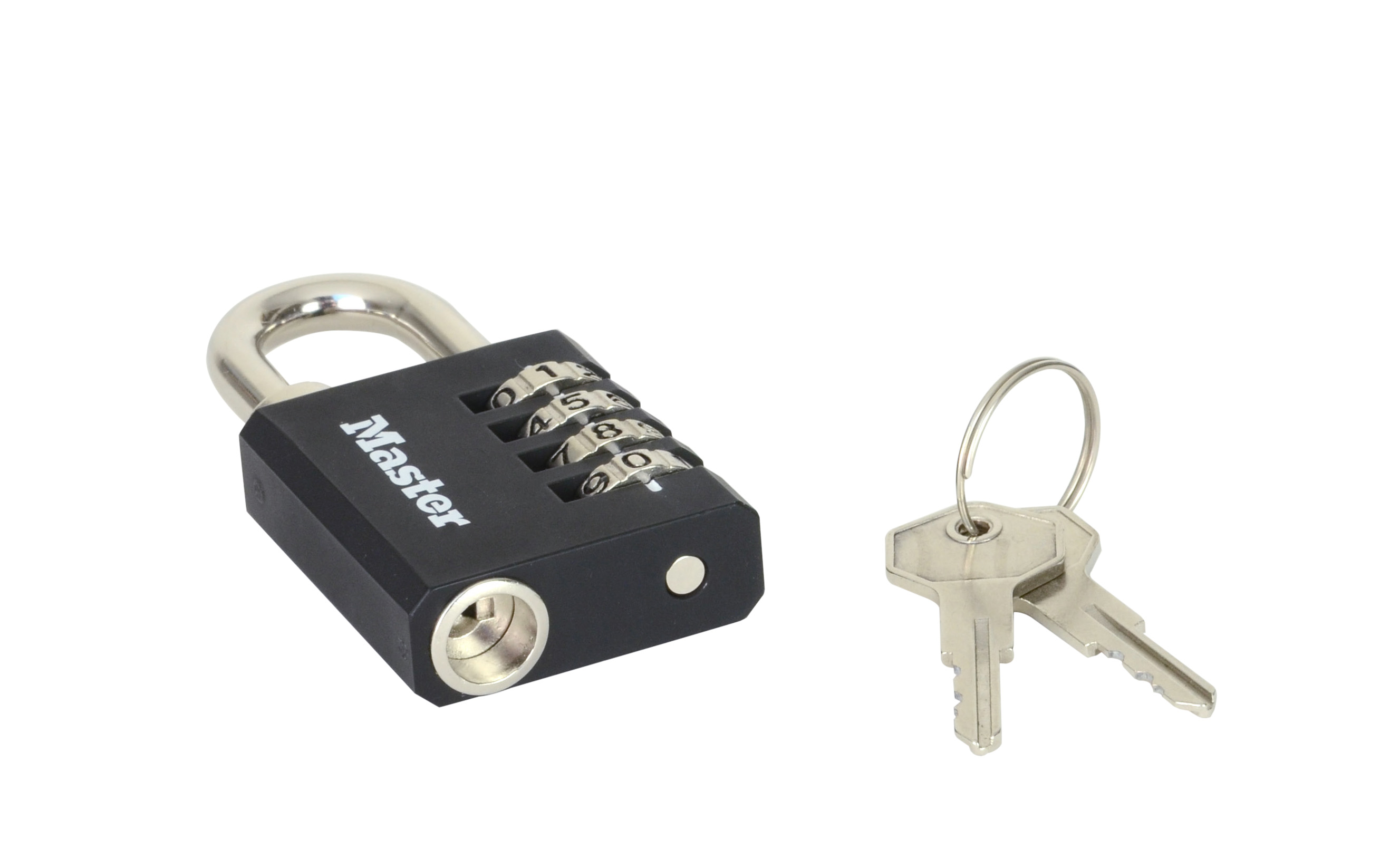 MASTER LOCK Zahlensschloss inkl. Notschlüssel 78x40x16mm