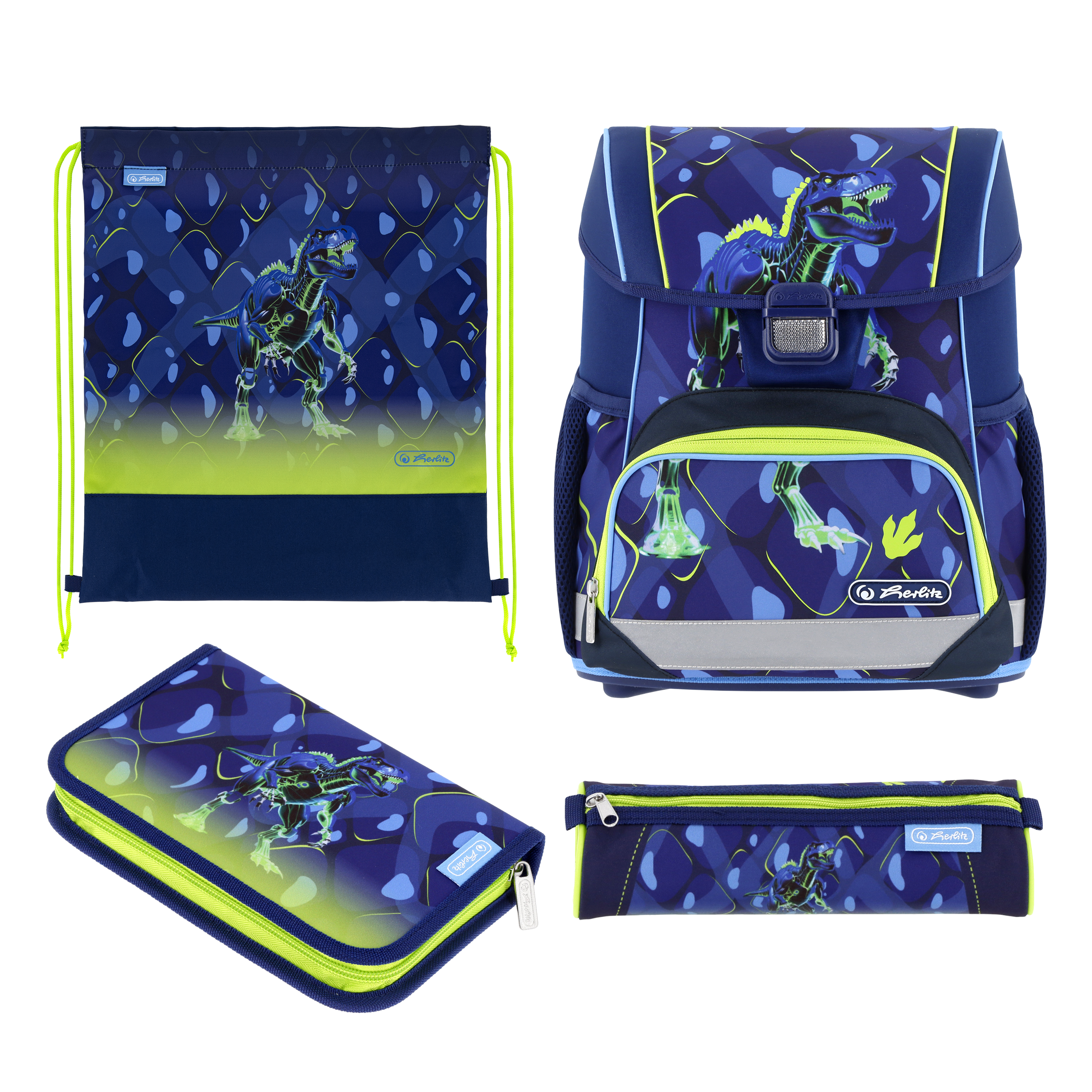 Herlitz Schulranzen Loop Plus T. Rex Explorer