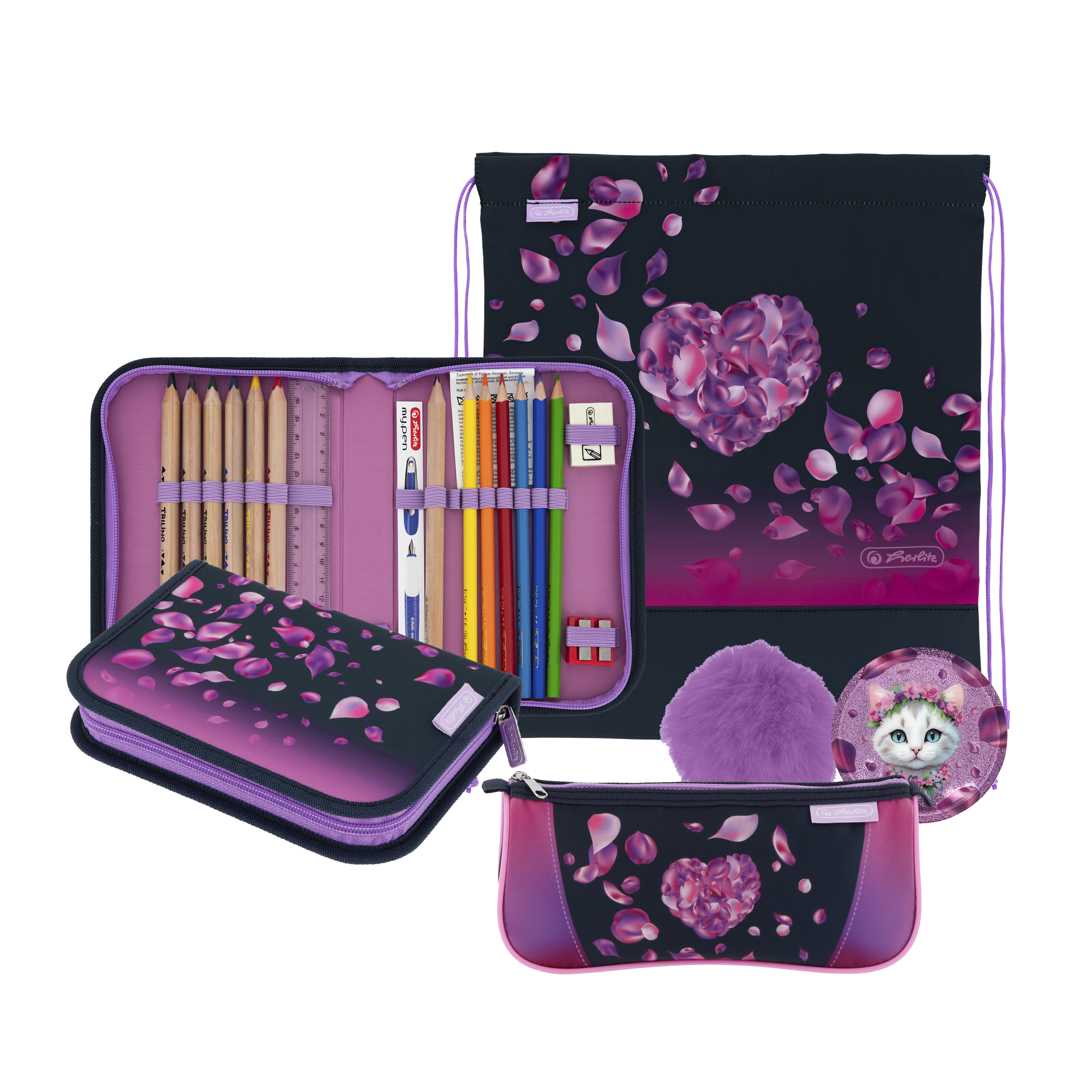 Herlitz Schulranzen Filo Active XL Blossom Dance