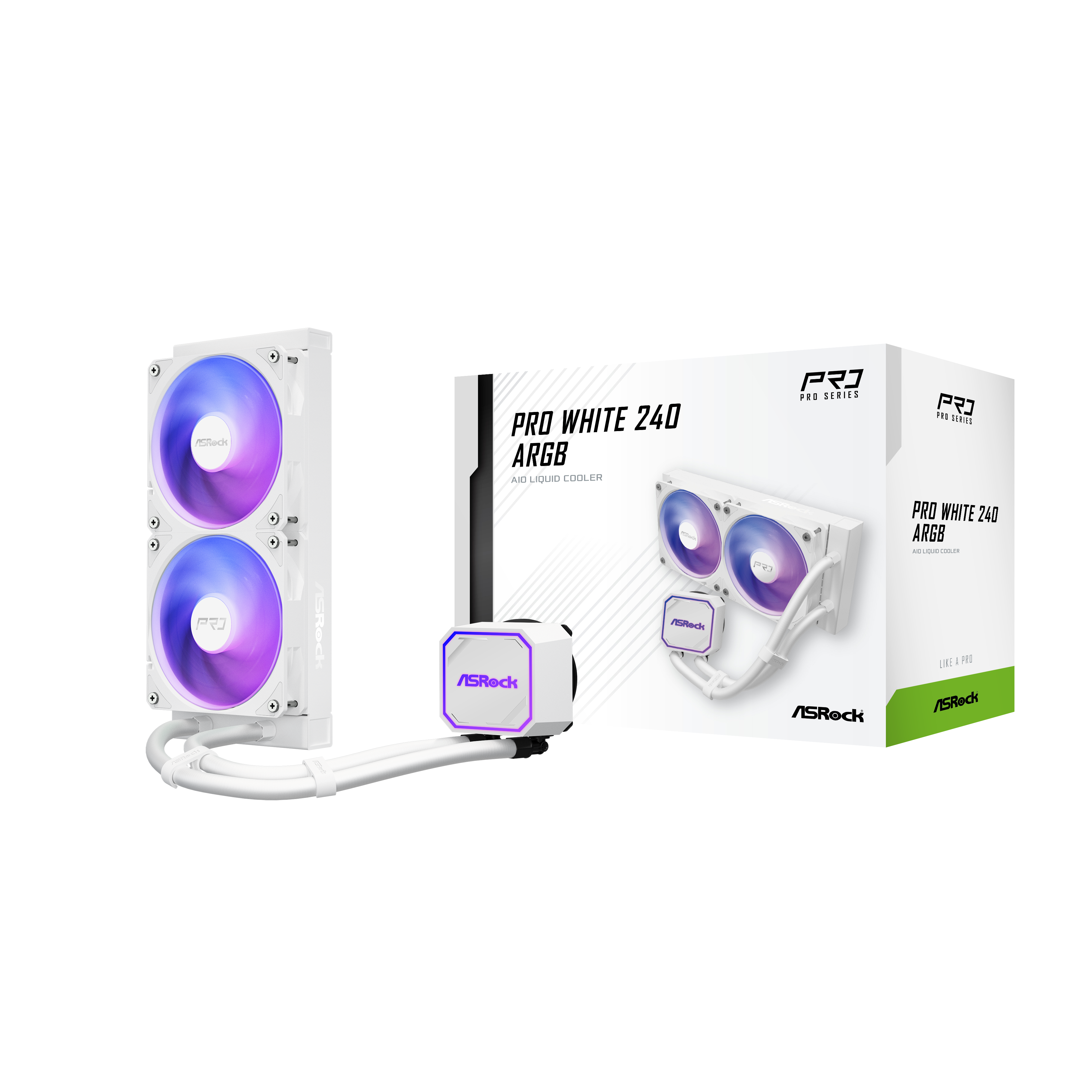 ASRock Pro White 240 ARGB