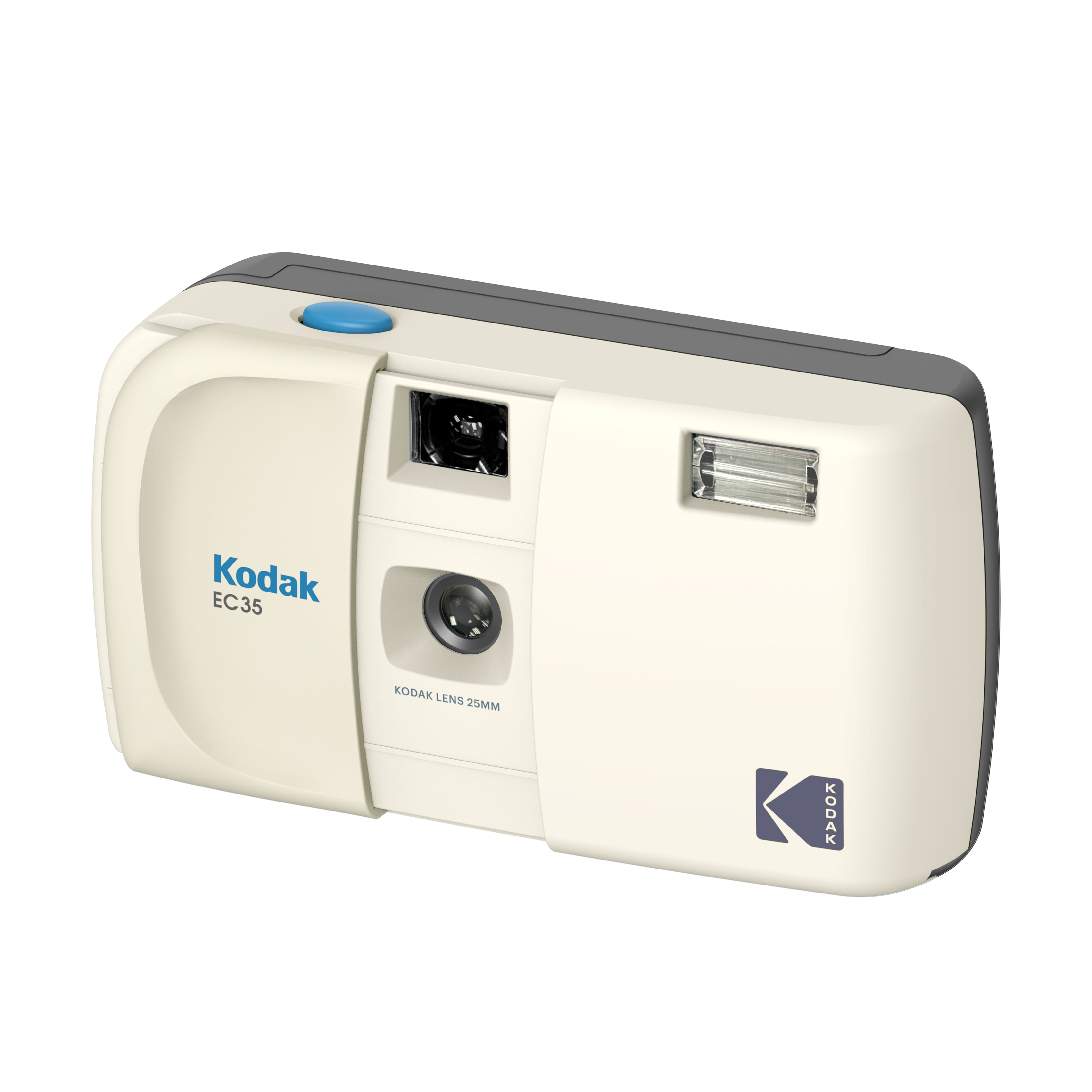 Kodak EC35 35mm Film Camera Vanilla White