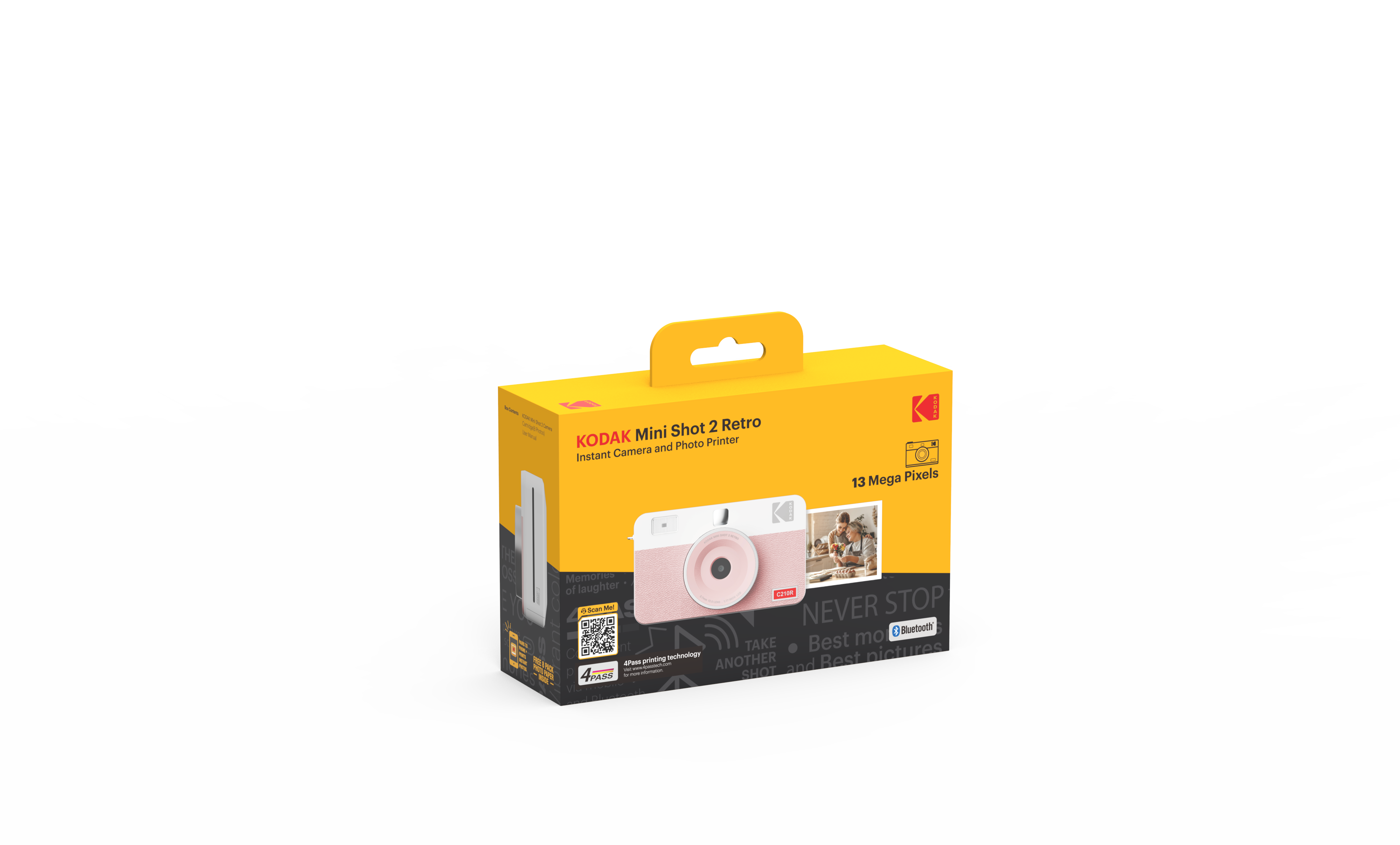 Kodak Mini Shot2 Retro 2in1 Camera & Printer Pink retail
